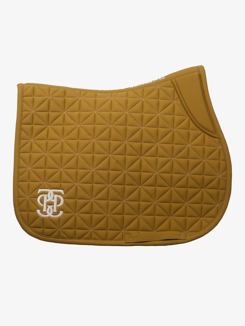 PS of Sweden Diamond Quilt Jumping Saddle Pad - Golden Brown - PS of Sweden - Equiluxe Tack
