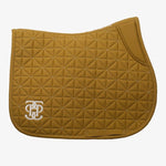 PS of Sweden Diamond Quilt Jumping Saddle Pad - Golden Brown - PS of Sweden - Equiluxe Tack