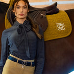 PS of Sweden Diamond Quilt Jumping Saddle Pad - Golden Brown - PS of Sweden - Equiluxe Tack