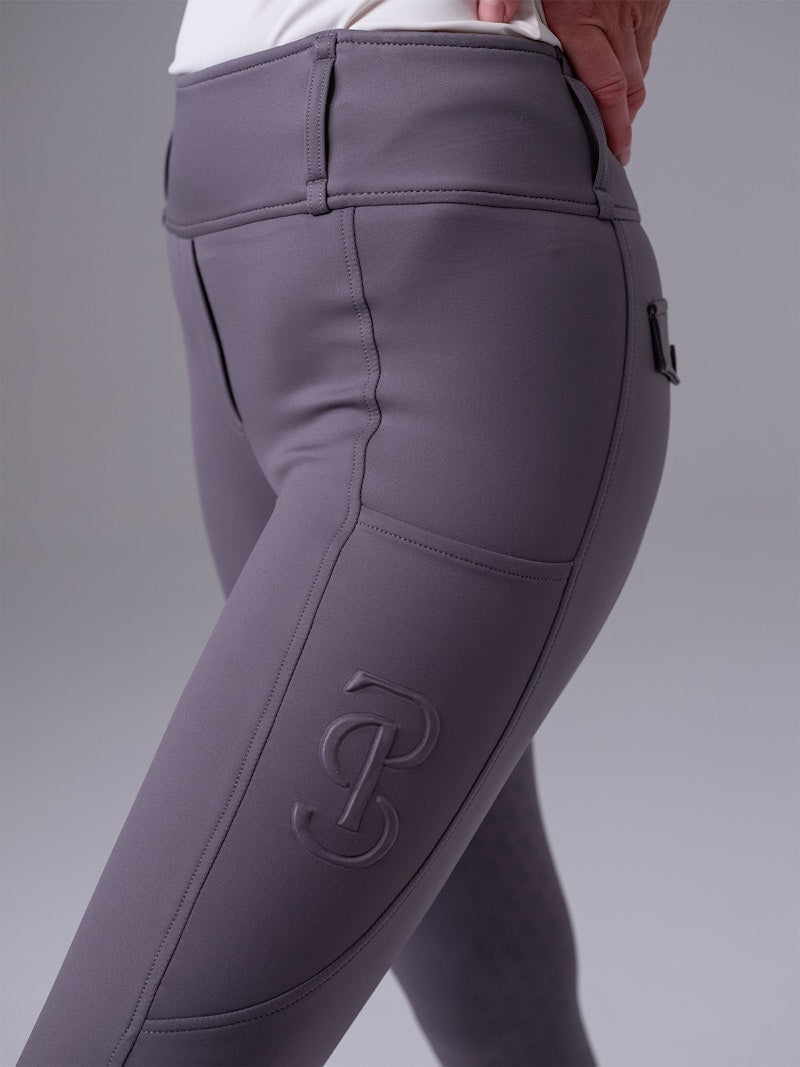 PS of Sweden Katja Full Seat Riding Tights - Lava Grey - PS of Sweden - Equiluxe Tack