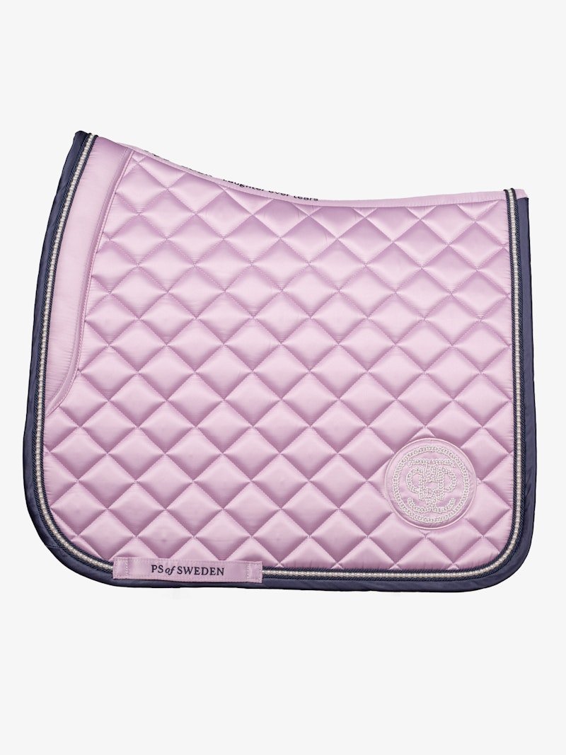 PS of Sweden Pearl Monogram Dressage Saddle Pad - Frosted Lilac - PS of Sweden - Equiluxe Tack