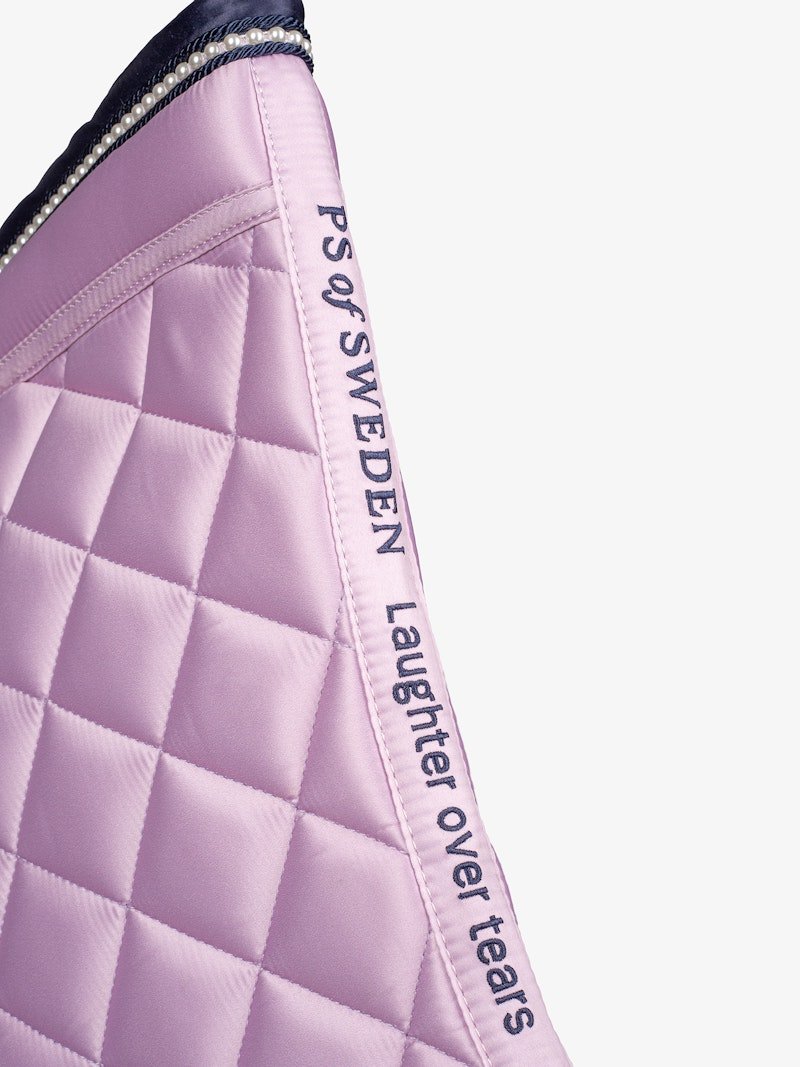 PS of Sweden Pearl Monogram Dressage Saddle Pad - Frosted Lilac - PS of Sweden - Equiluxe Tack