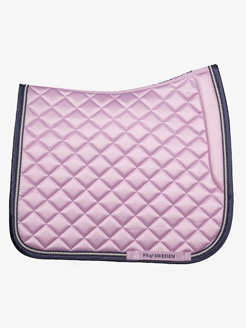 PS of Sweden Pearl Monogram Dressage Saddle Pad - Frosted Lilac - PS of Sweden - Equiluxe Tack