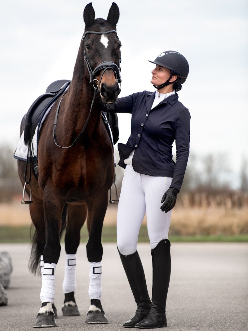 PS of Sweden Polos Signature - White/Navy - PS of Sweden - Equiluxe Tack