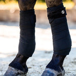 PS of Sweden Polos Velvet Monogram - Black - PS of Sweden - Equiluxe Tack