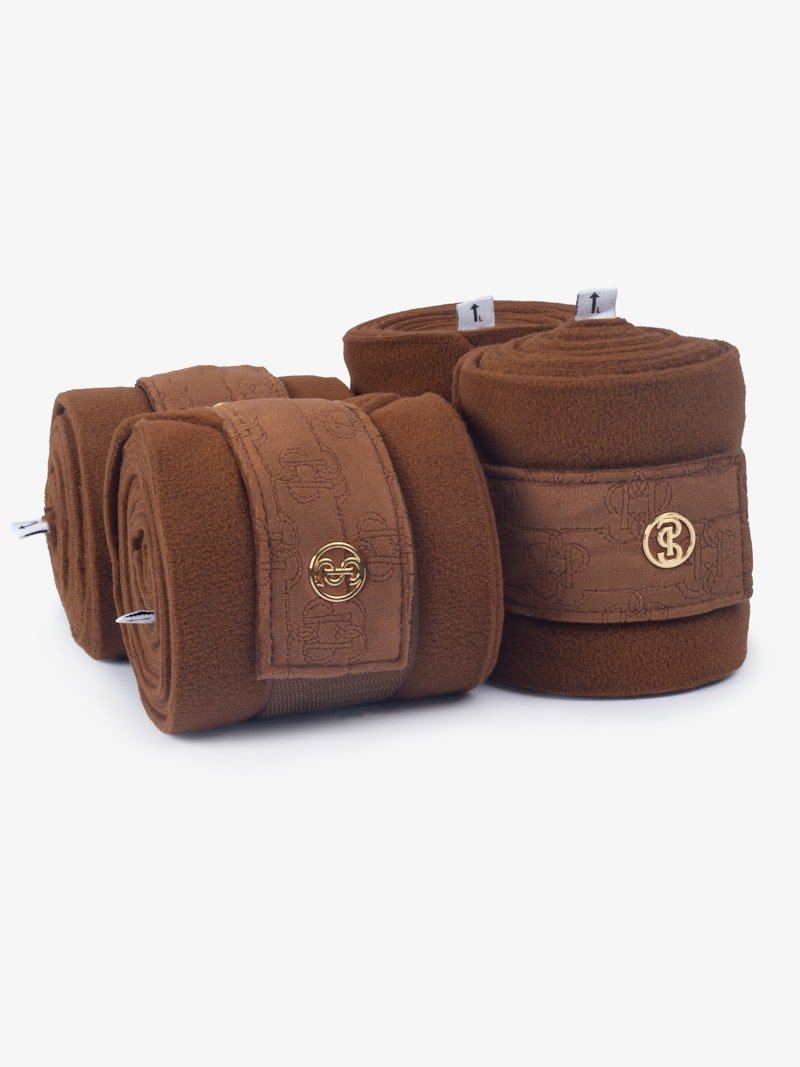 PS of Sweden Polos Velvet Monogram - Fudge - PS of Sweden - Equiluxe Tack