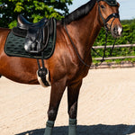 PS of Sweden Polos Velvet Monogram - Midnight Green - PS of Sweden - Equiluxe Tack