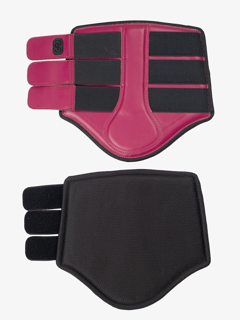 PS of Sweden Premium Mesh Hind Brushing Boots 2 - Pack - Midnight Fuchsia - PS of Sweden - Equiluxe Tack