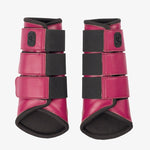 PS of Sweden Premium Mesh Hind Brushing Boots 2 - Pack - Midnight Fuchsia - PS of Sweden - Equiluxe Tack