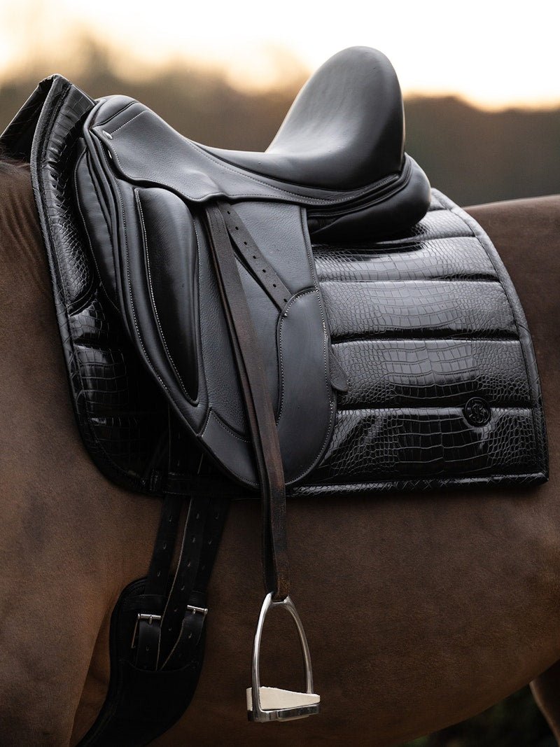 PS of Sweden Saddle Pad Croco PU Dressage - PS of Sweden - Equiluxe Tack