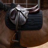 PS of Sweden Stripe Jump Saddle Pad - Black - PS of Sweden - Equiluxe Tack