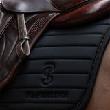 PS of Sweden Stripe Jump Saddle Pad - Black - PS of Sweden - Equiluxe Tack