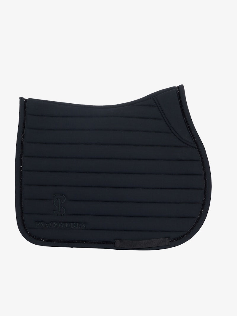 PS of Sweden Stripe Jump Saddle Pad - Black - PS of Sweden - Equiluxe Tack