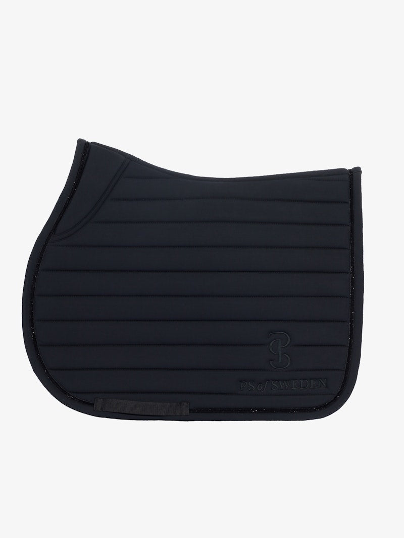 PS of Sweden Stripe Jump Saddle Pad - Black - PS of Sweden - Equiluxe Tack