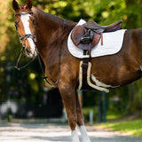 PS of Sweden Stripe Jump Saddle Pad - White - PS of Sweden - Equiluxe Tack