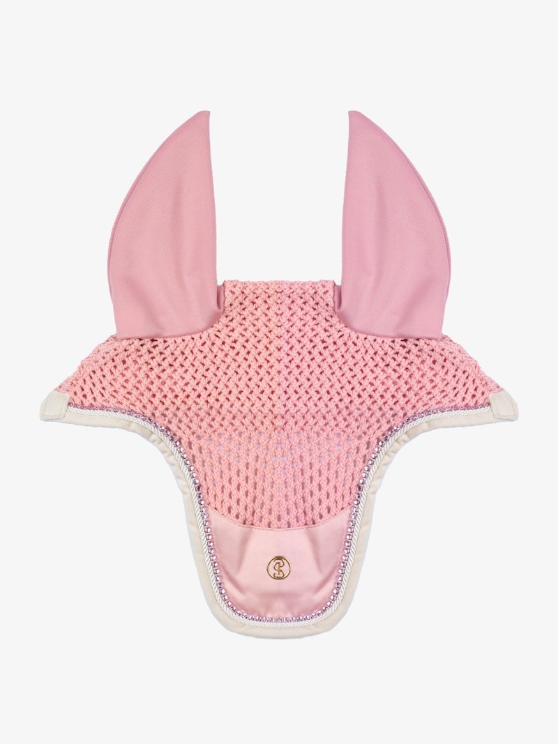 PS of Sweden Vintage Monogram Ear Bonnet - Hortensia pink - PS of Sweden - Equiluxe Tack