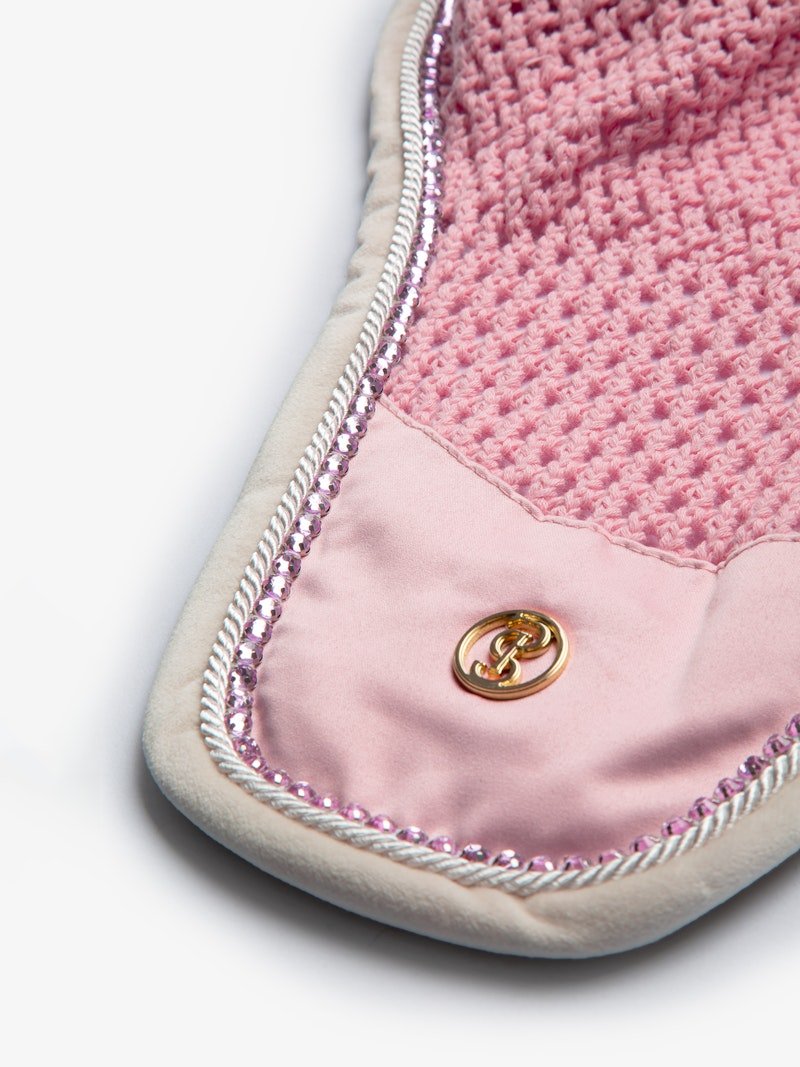 PS of Sweden Vintage Monogram Ear Bonnet - Hortensia pink - PS of Sweden - Equiluxe Tack