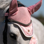 PS of Sweden Vintage Monogram Ear Bonnet - Hortensia pink - PS of Sweden - Equiluxe Tack