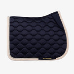 PS of Sweden Vintage Monogram Jump Saddle Pad - Navy - PS of Sweden - Equiluxe Tack