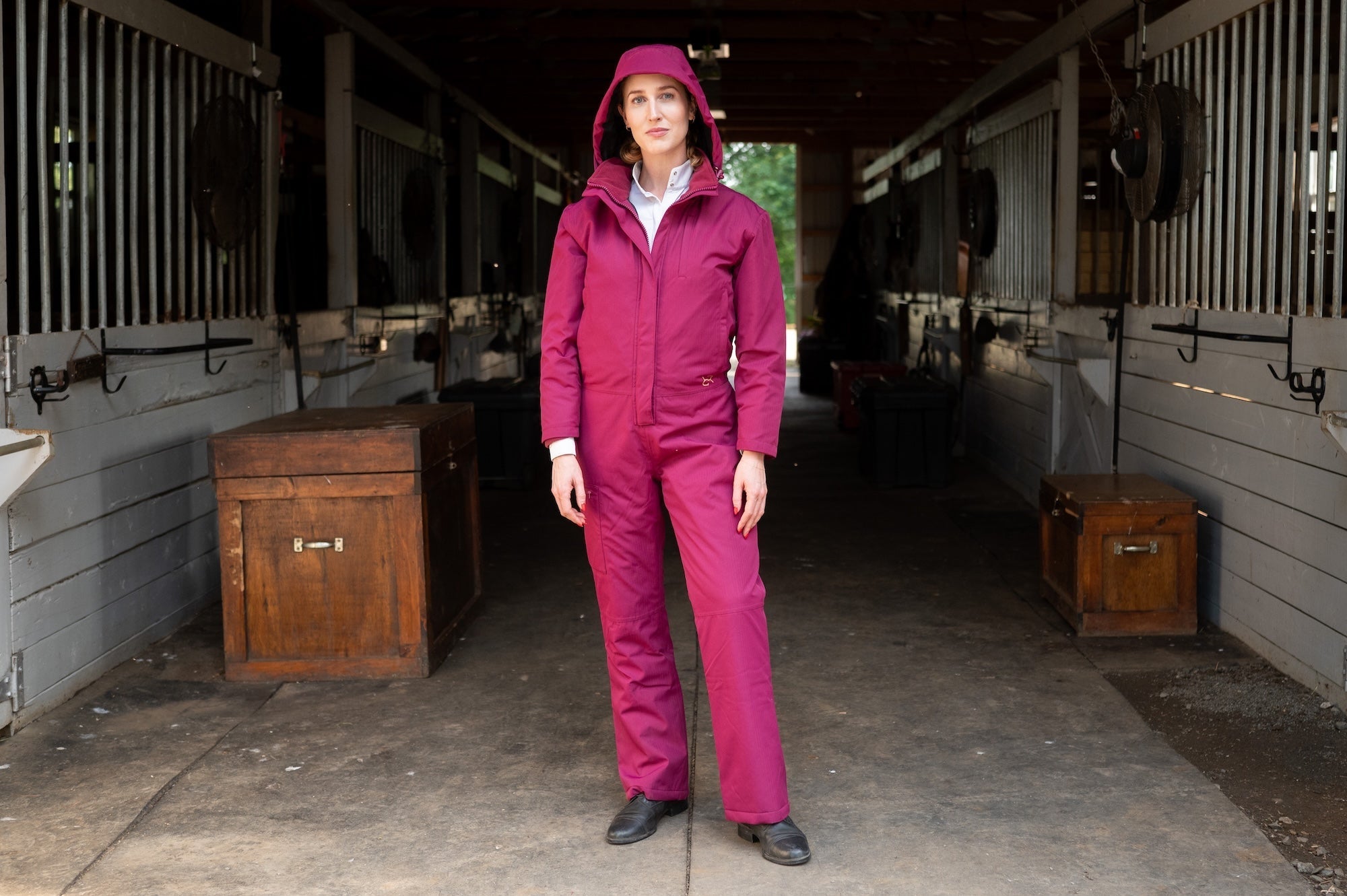 Redingote Winter Insulated Jumpsuit PRO - Raspberry - REDINGOTE - Equiluxe Tack