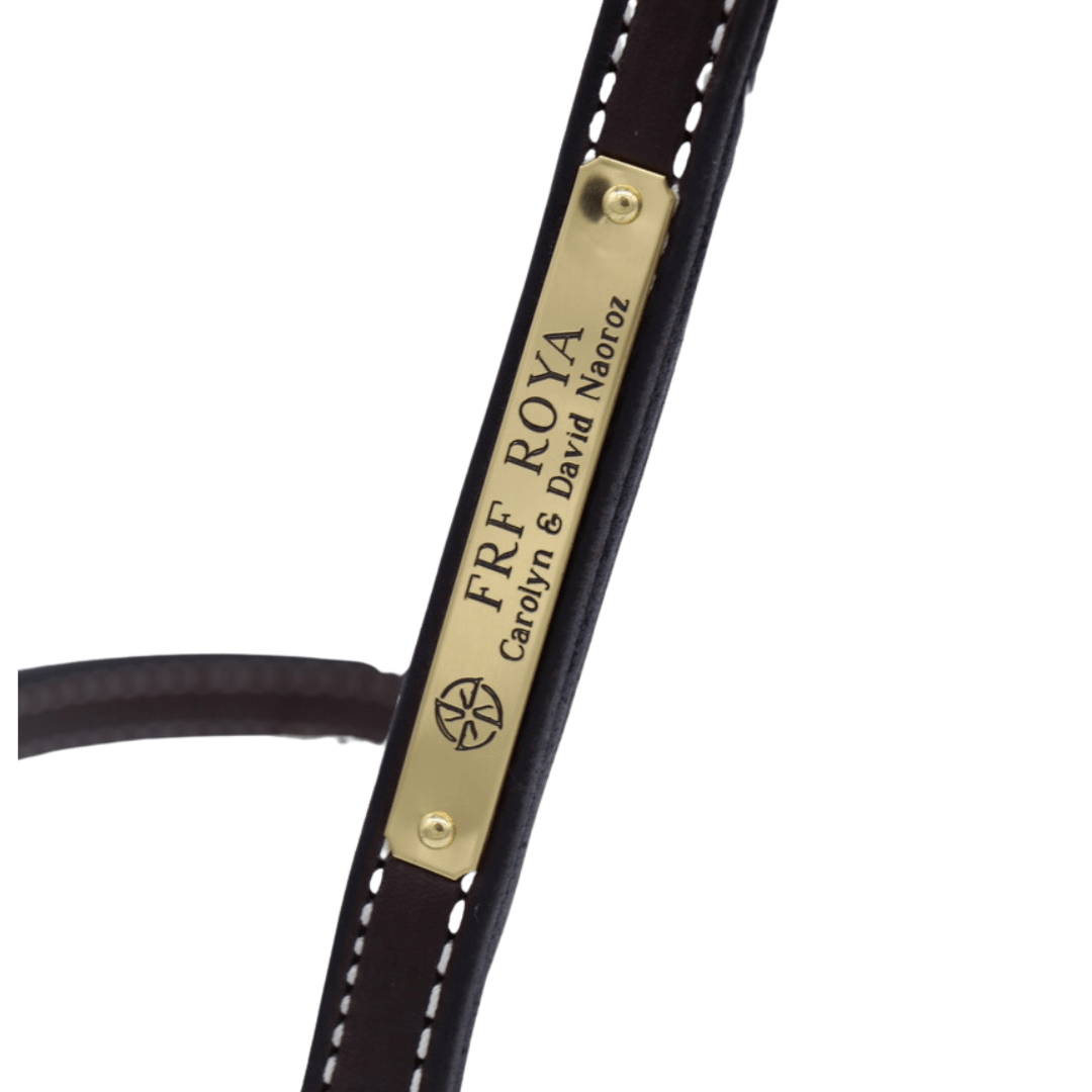 Remarkable Leather Goods Classic Halter Nameplate - Remarkable Leather Goods - Equiluxe Tack