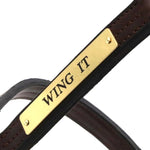 Remarkable Leather Goods Elegant Halter Nameplate - Remarkable Leather Goods - Equiluxe Tack