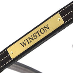 Remarkable Leather Goods Elegant Halter Nameplate - Remarkable Leather Goods - Equiluxe Tack