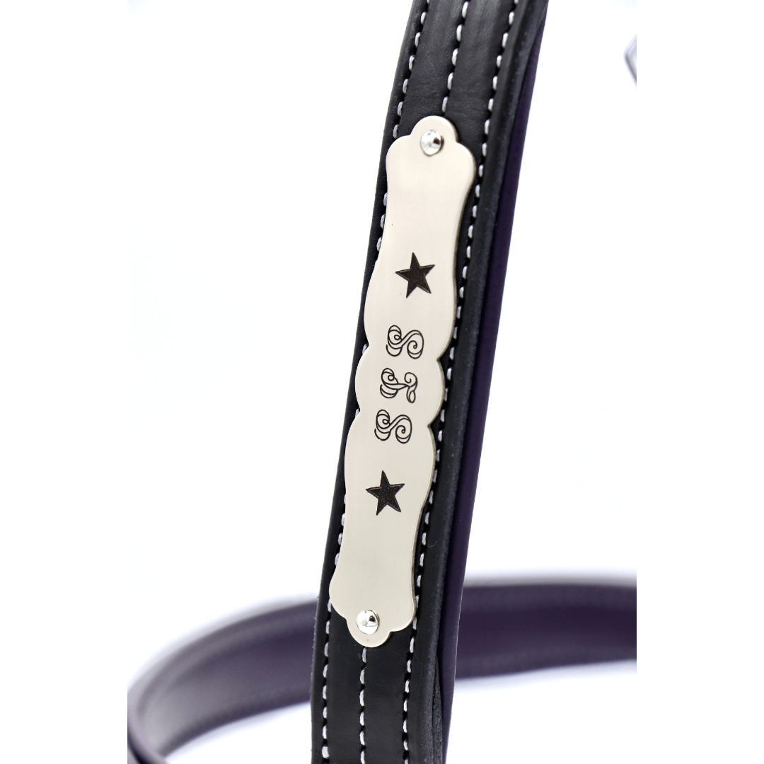 Remarkable Leather Goods Fancy Halter Nameplate - Remarkable Leather Goods - Equiluxe Tack