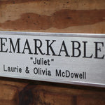 Remarkable Leather Goods Plastic Stall Plate - Remarkable Leather Goods - Equiluxe Tack