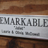 Remarkable Leather Goods Plastic Stall Plate - Remarkable Leather Goods - Equiluxe Tack