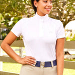 R.J. Classics Ava Show Shirt - White - R.J. Classics - Equiluxe Tack