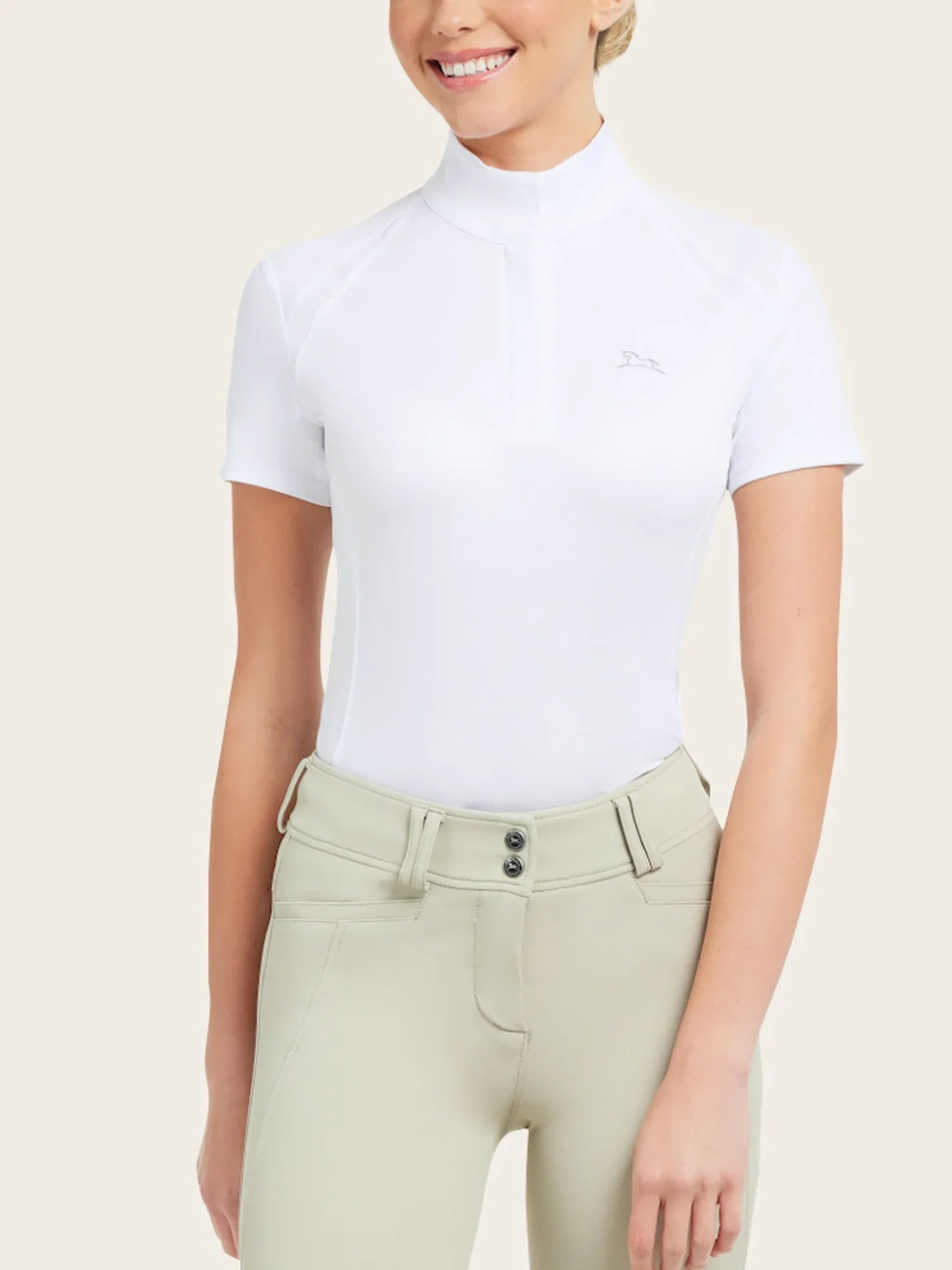 R.J. Classics Ava Show Shirt - White - R.J. Classics - Equiluxe Tack