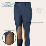 R.J. Classics Gracie Knee Patch Breech - Sand - R.J. Classics - Equiluxe Tack