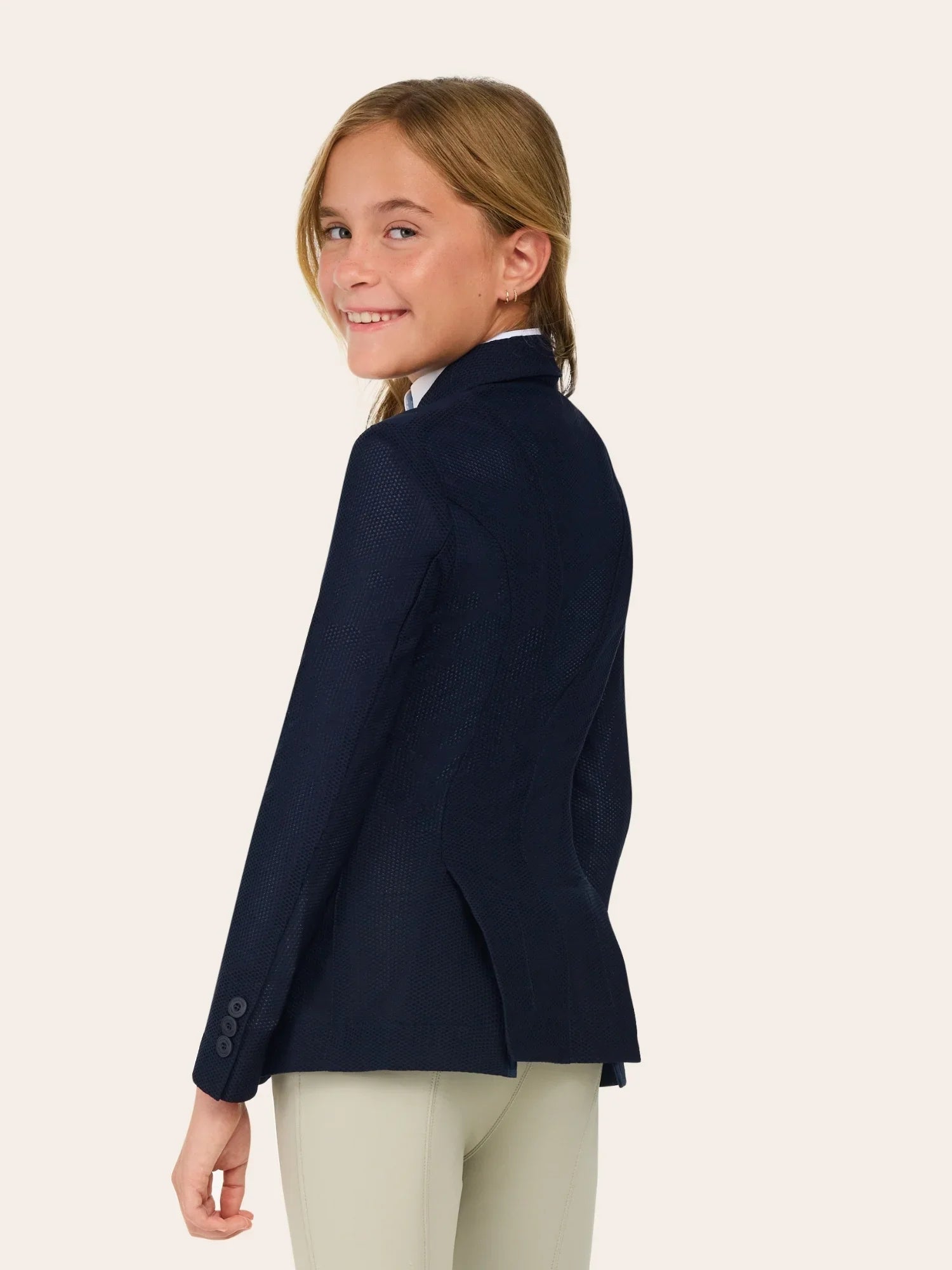 R.J. Classics Harmony Jr. Children's Mesh Show Coat - Navy Blue - R.J. Classics - Equiluxe Tack