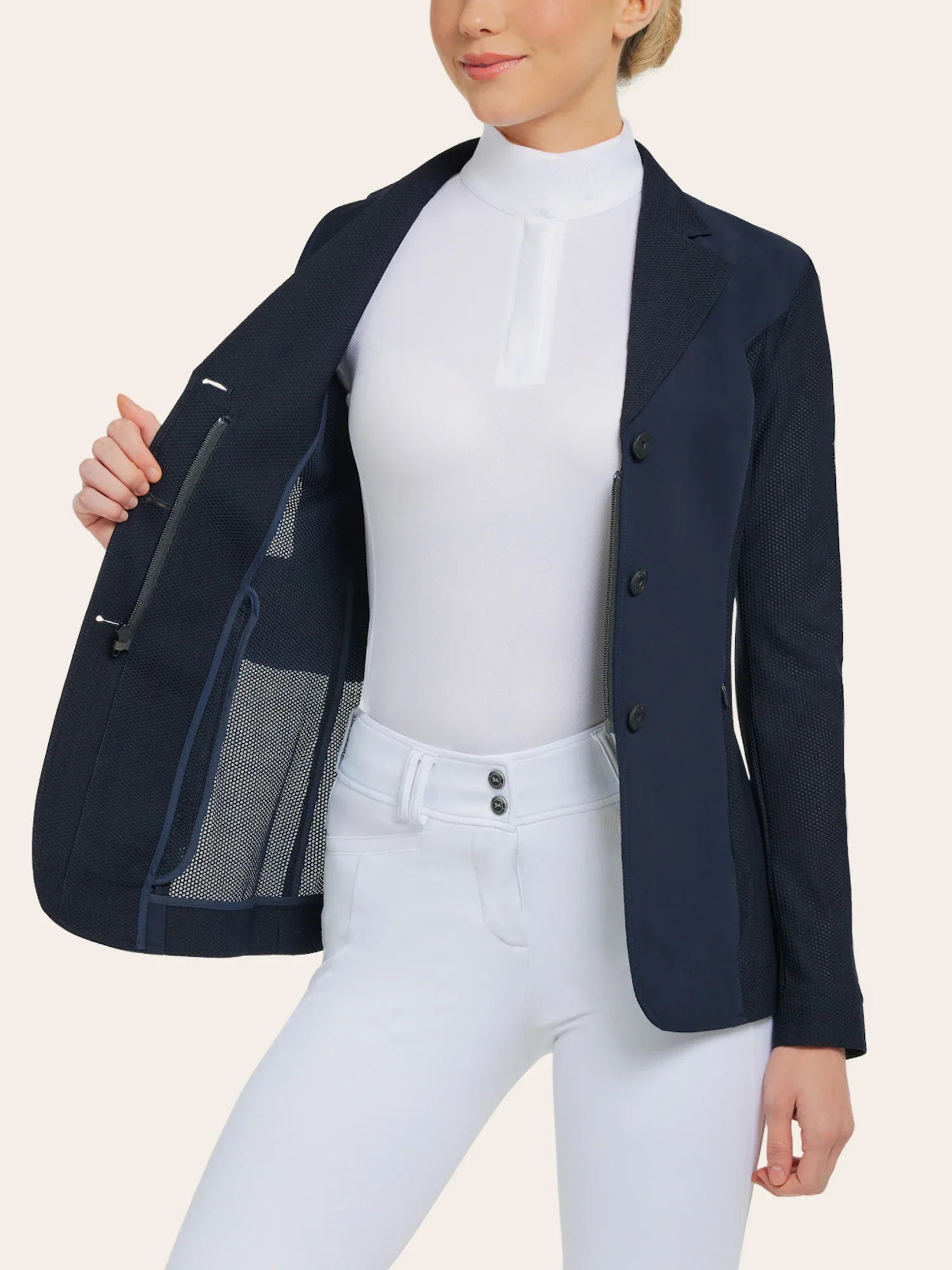 R.J. Classics Harmony Mesh Show Coat - Black - R.J. Classics - Equiluxe Tack