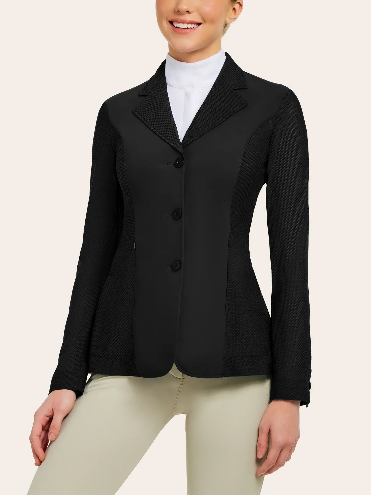 R.J. Classics Harmony Mesh Show Coat - Black - R.J. Classics - Equiluxe Tack