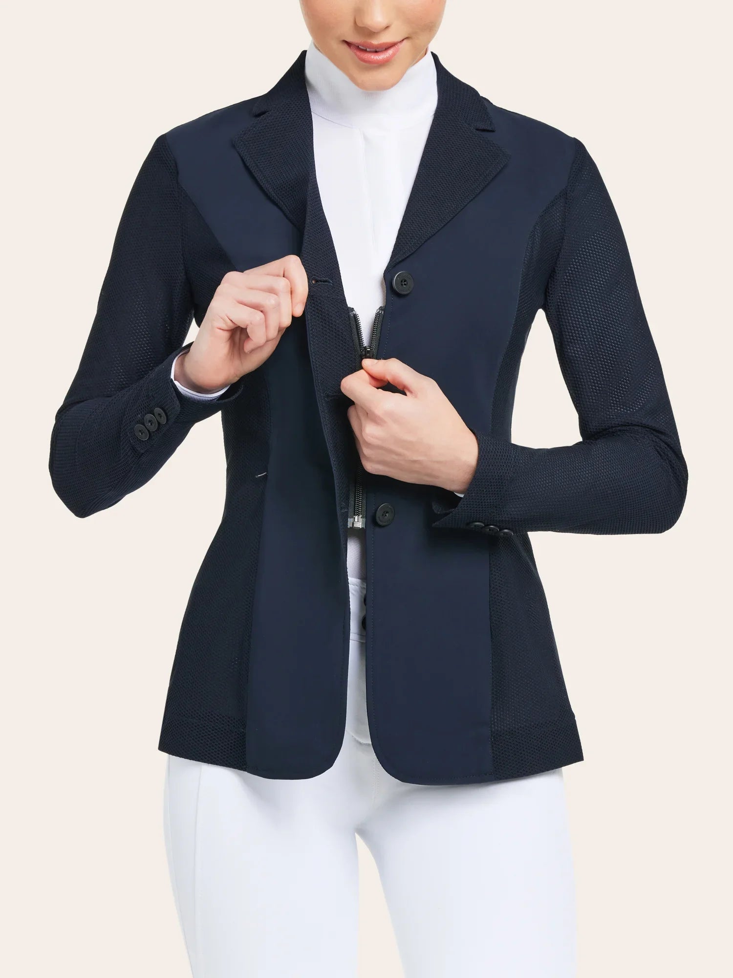 R.J. Classics Harmony Mesh Show Coat - Black - R.J. Classics - Equiluxe Tack