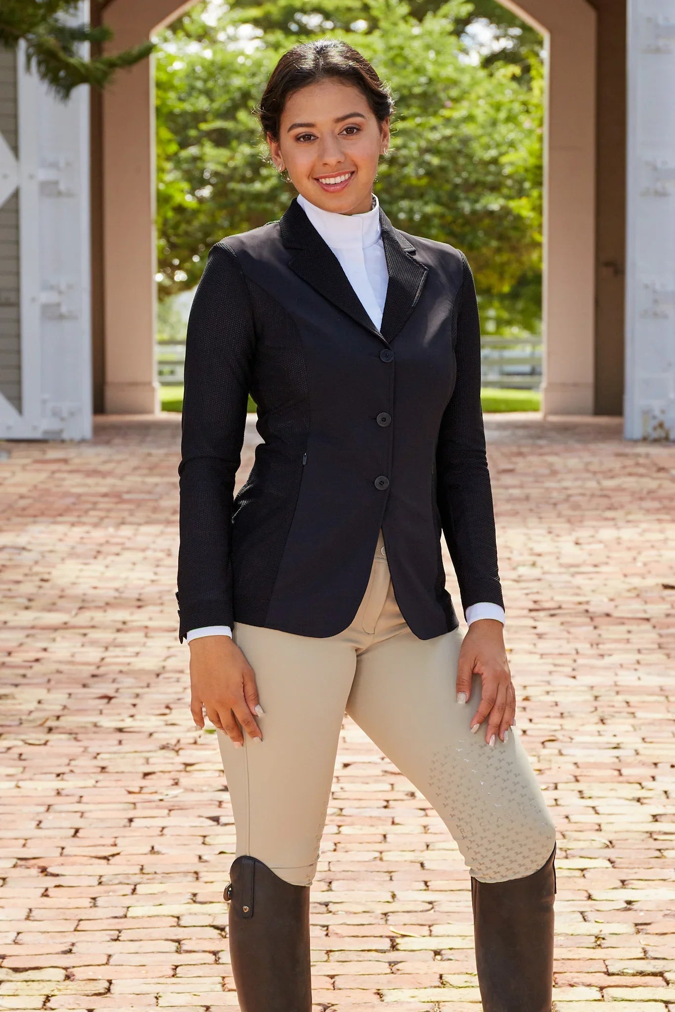 R.J. Classics Harmony Mesh Show Coat - Black - R.J. Classics - Equiluxe Tack