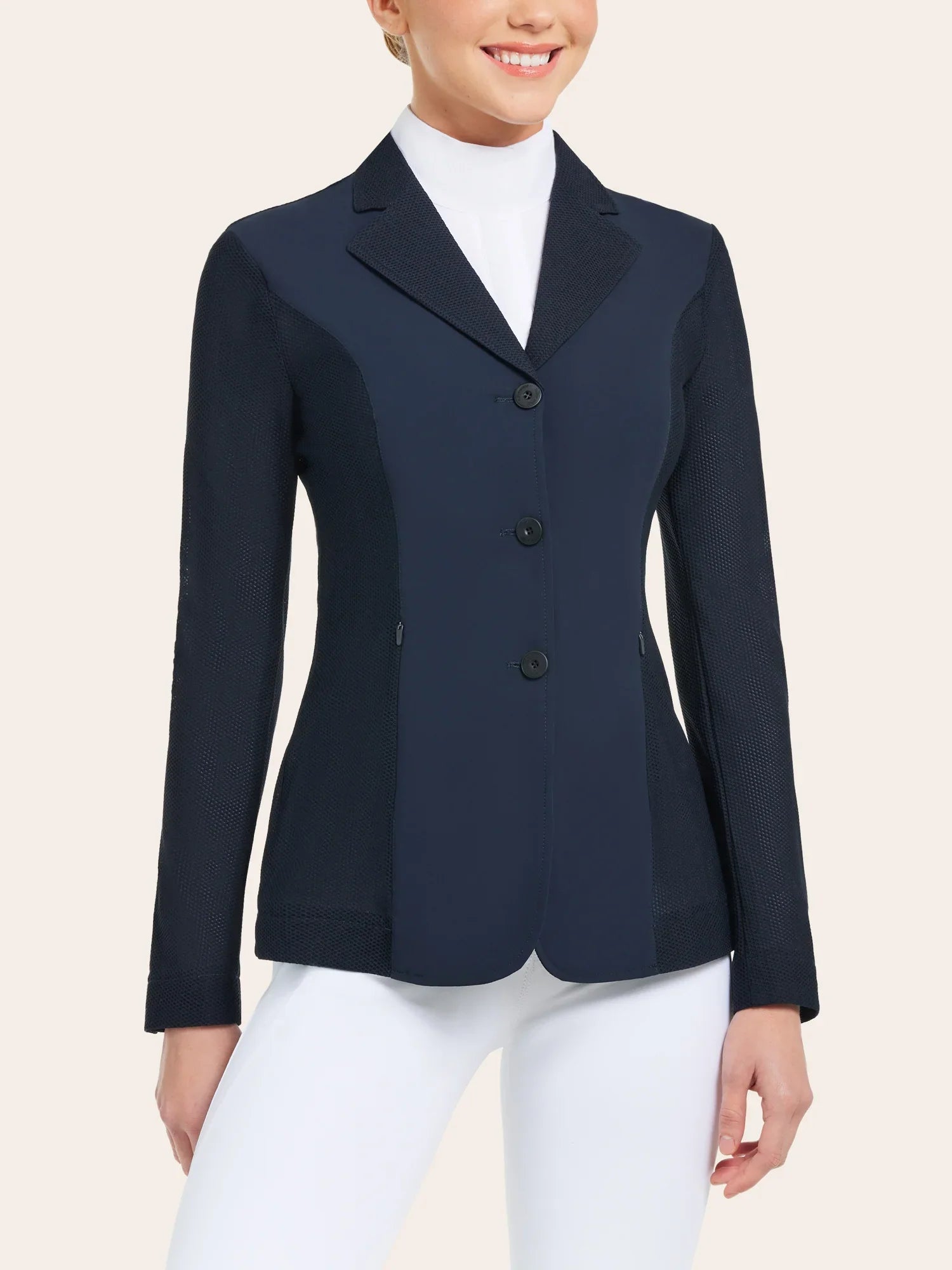 R.J. Classics Harmony Mesh Show Coat - Navy Blue - R.J. Classics - Equiluxe Tack
