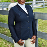 R.J. Classics Harmony Mesh Show Coat - Navy Blue - R.J. Classics - Equiluxe Tack