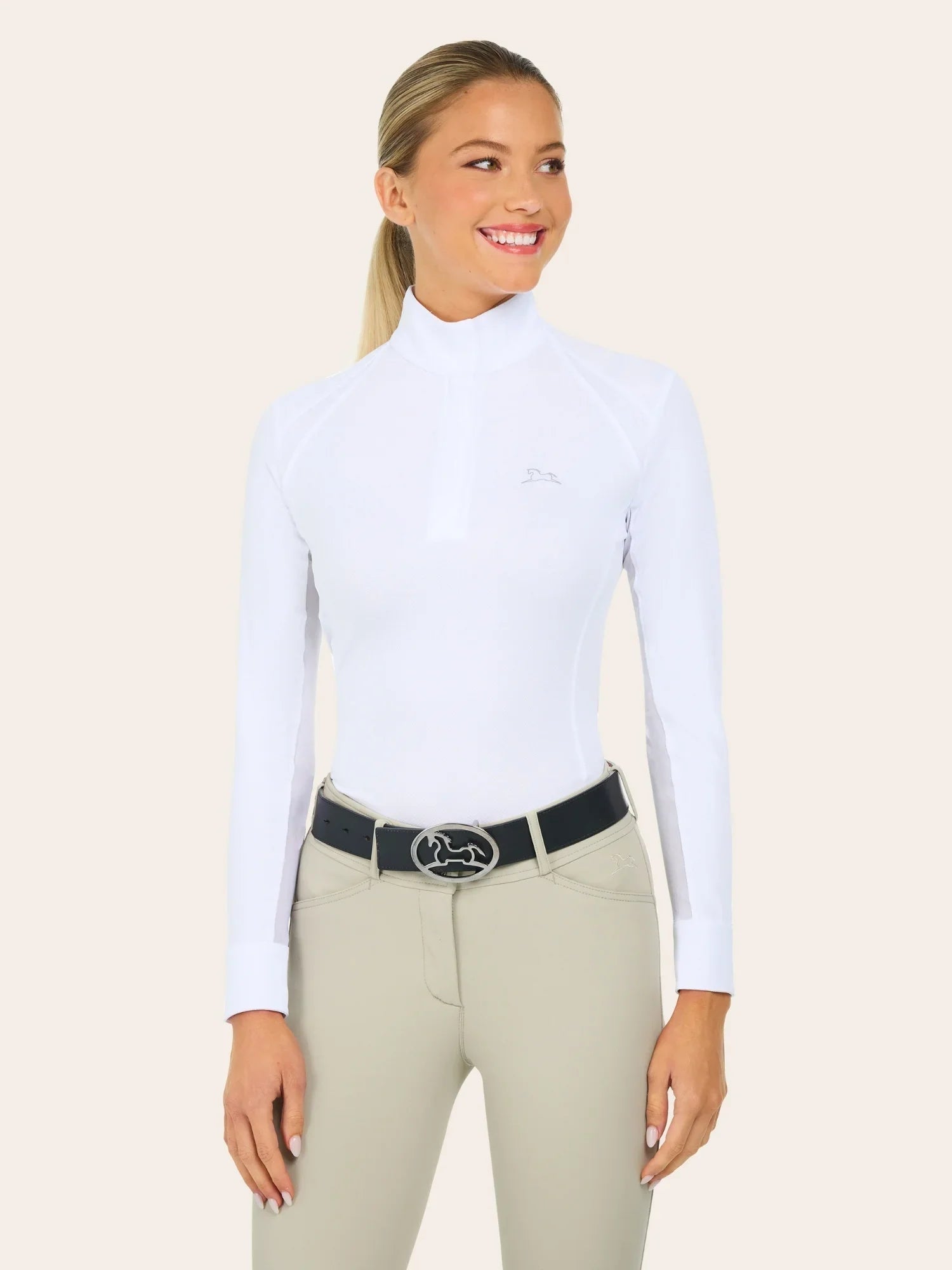 R.J. Classics Sofia Show Shirt - White - R.J. Classics - Equiluxe Tack