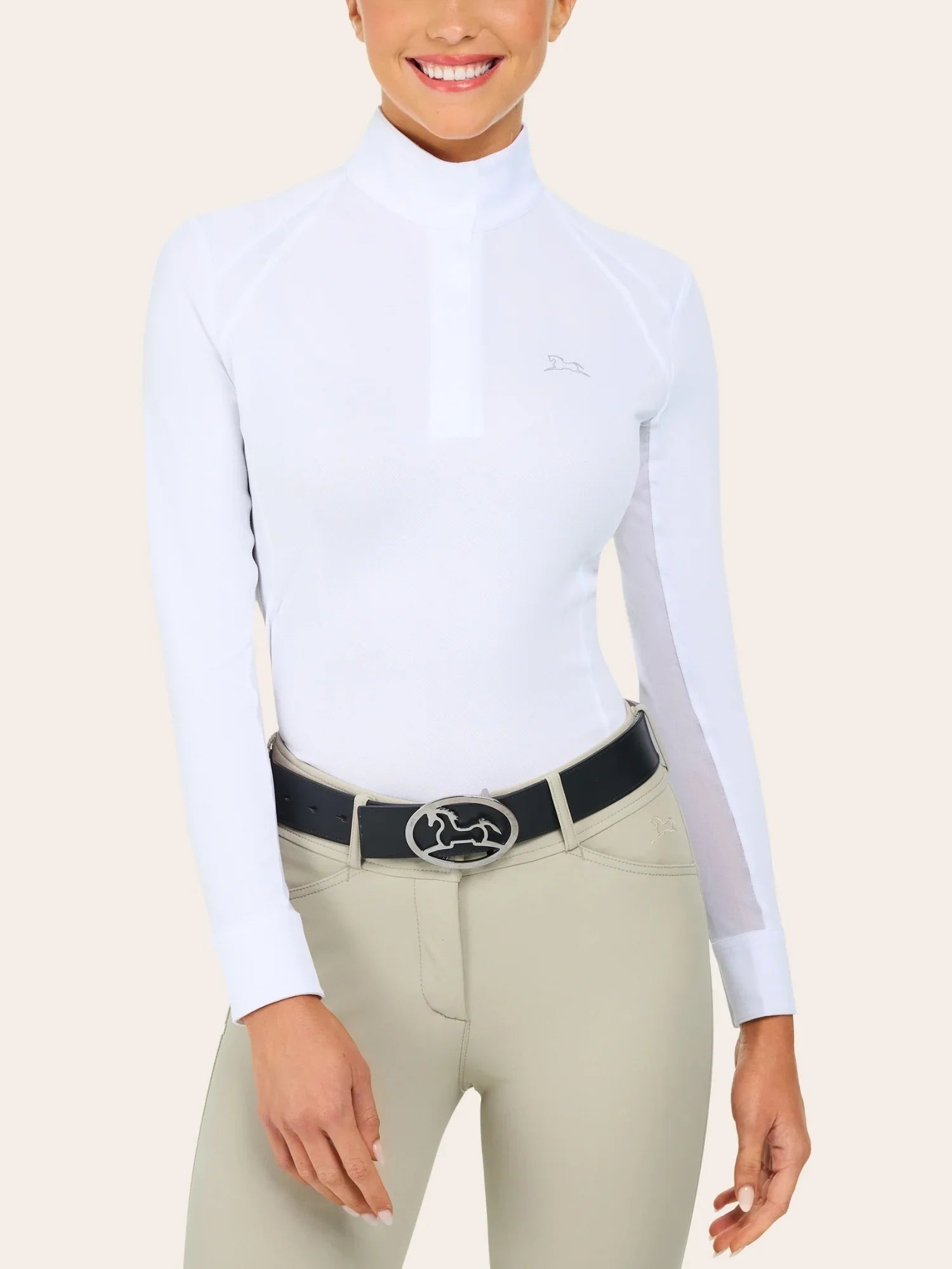 R.J. Classics Sofia Show Shirt - White - R.J. Classics - Equiluxe Tack