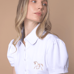 Ronner Acasia Horse Polo - Shirt | Basic White | High Tech - Rönner - Equiluxe Tack