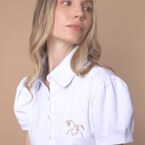Ronner Acasia Horse Polo - Shirt | Basic White | High Tech - Rönner - Equiluxe Tack