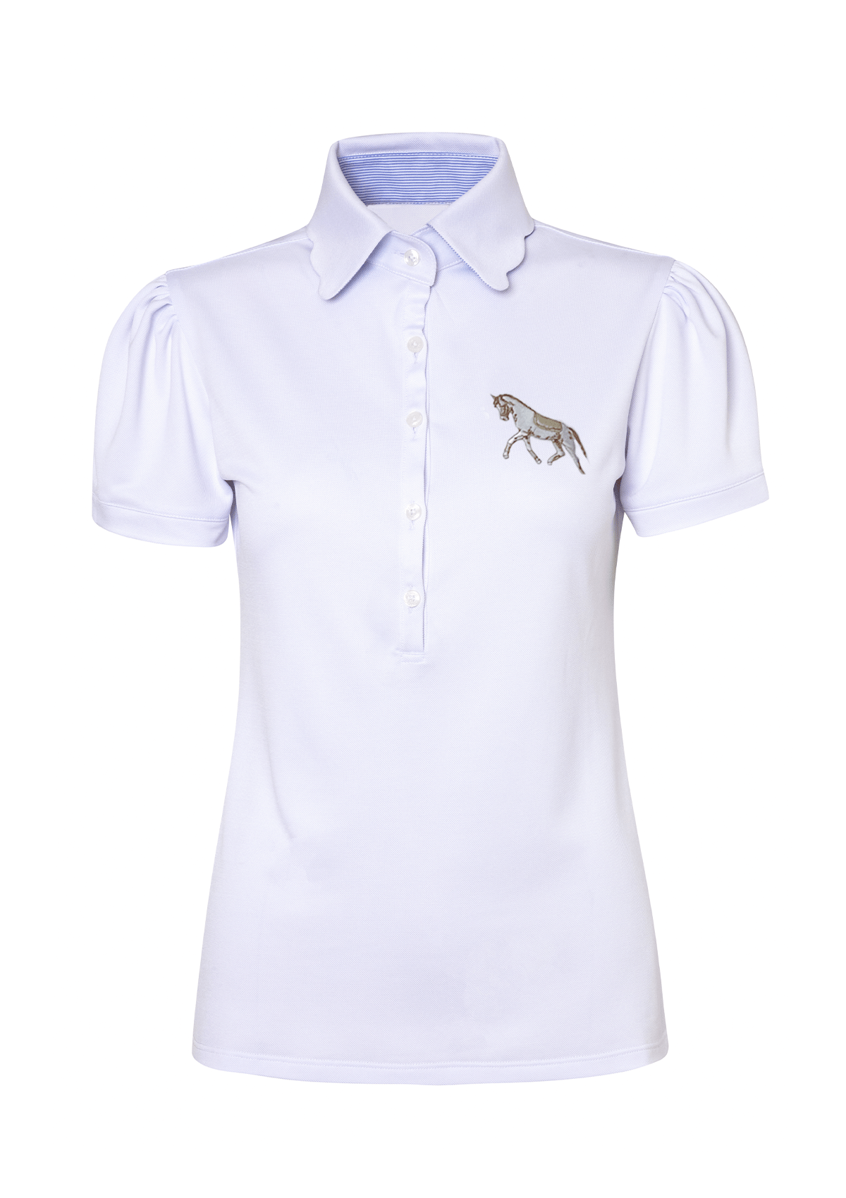 Ronner Acasia Horse Polo - Shirt | Basic White | High Tech - Rönner - Equiluxe Tack