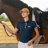 Ronner Nova Cotton Polo - Shirt Short Sleeve | Navy - Rönner - Equiluxe Tack