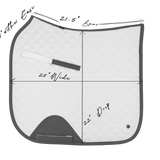 Sixteen Cypress Dressage Pad, Navy & Hickory - Sixteen Cypress - Equiluxe Tack