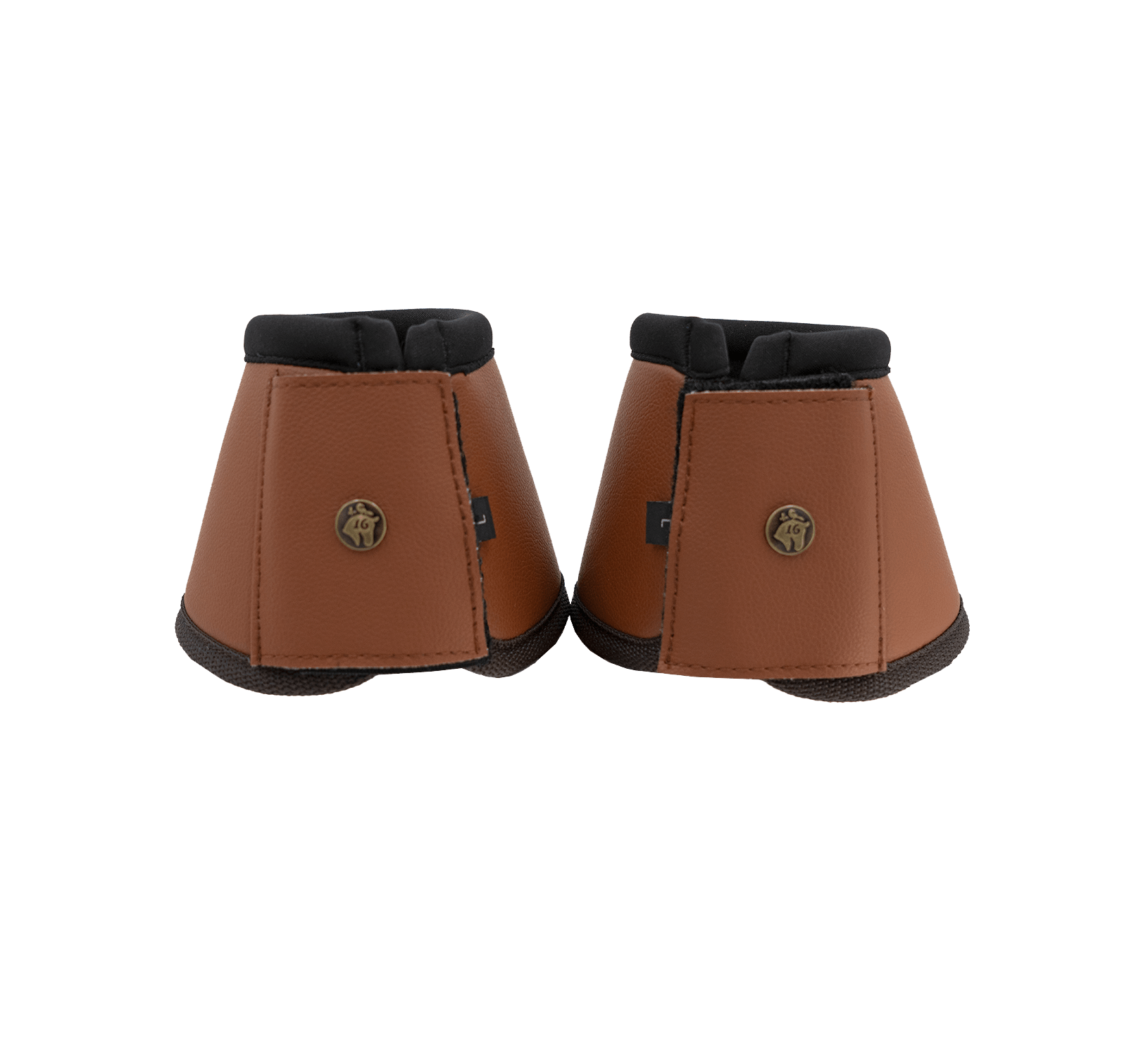 Sixteen Cypress Neoprene Bell Boots, Cognac - Sixteen Cypress - Equiluxe Tack