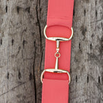 The Novella Snaffle Belt in Coral. - Novella Equestrian - Equiluxe Tack