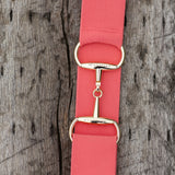 The Novella Snaffle Belt in Coral. - Novella Equestrian - Equiluxe Tack